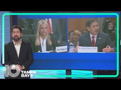 Pam Bondi, Sen. Marco Rubio face questioning on Capitol Hill