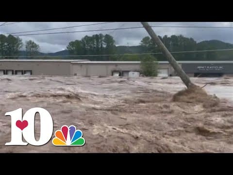 A look at the damage by Helene in Unicoi County