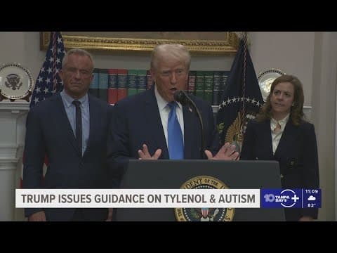Trump promotes unproven ties between Tylenol, vaccines and autism without new evidence