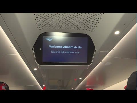 New NextGen Acela trains debut at DC's Union Station