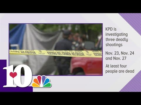 KPD: Four dead in three separate shootings