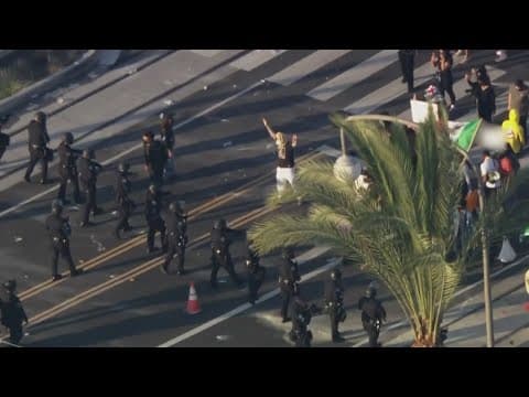 President Trump deploying Marines in Los Angeles this weekend as massive ICE protests continue