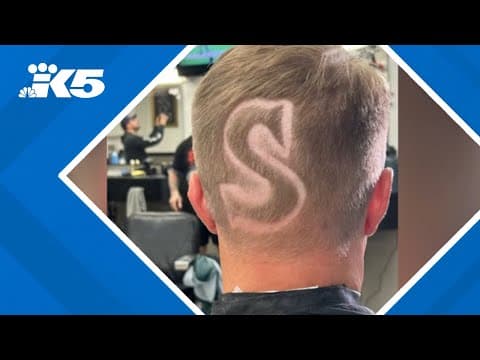 Jake Whittenberg gets 'S' shaved into back of head as Mariners playoff run gets underway