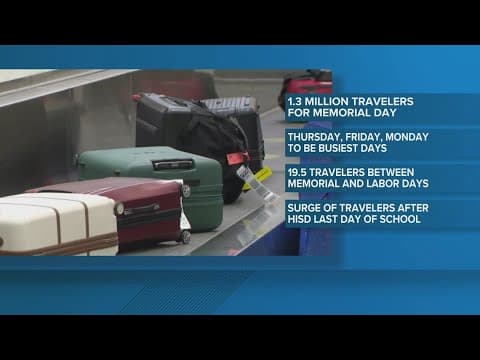 Houston Airports prepare for summer surge