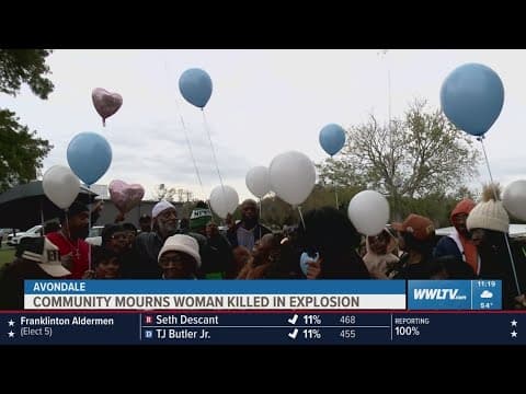 Family and community gathers to remember woman killed in Avondale house explosion in Louisiana