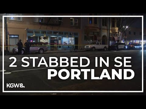2 people hospitalized after stabbed in Southeast Portland