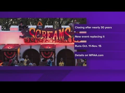 Screams Halloween Theme Park in Waxahachie shuttered after nearly 30 years