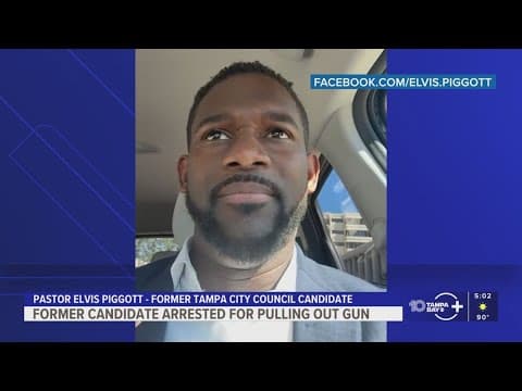 Former Tampa City Council candidate charged after pulling a gun at forum