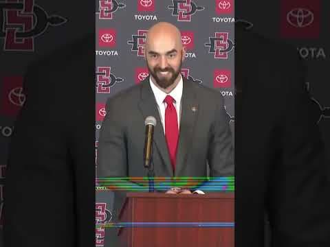Sean Lewis introduced as new San Diego State Aztecs football head coach #football #sdsu #sports