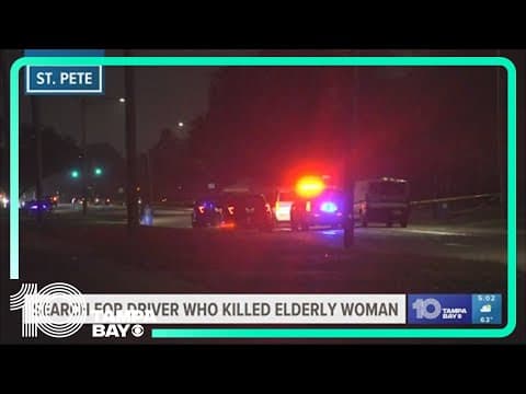 Woman identified as pedestrian killed in St. Pete hit-and-run; police searching for driver