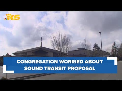 Congregation concerned proposed Sound Transit light rail route would threaten Lynnwood church