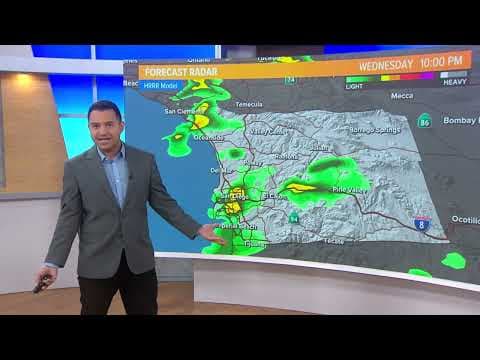 Scattered showers continue Wednesday before a dry but cool end of the week