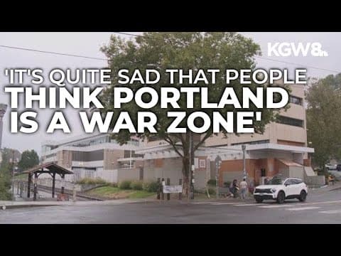 Neighbors near ICE site say Portland is far from “war-ravaged,” despite tension