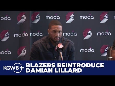 Lillard back in Rip City: Blazers announce 3-year contract worth $42 million