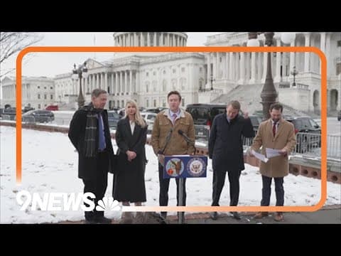 Mike Johnston pushes for federal help to communities sheltering migrants