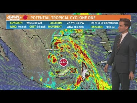 New Orleans Weather: Breezy, warm with only a few showers