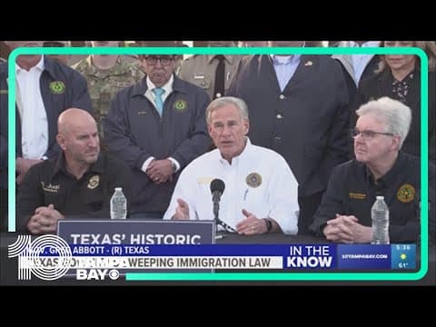 Gov. Abbott signs bill that lets police arrest migrants who enter the US illegally