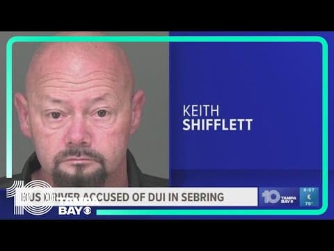 Florida bus driver accused of driving drunk