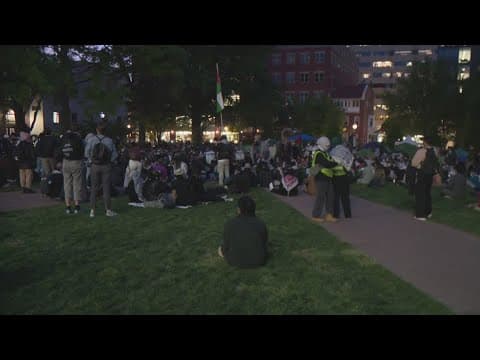 George Washington University encampment protest stretches into 2nd day