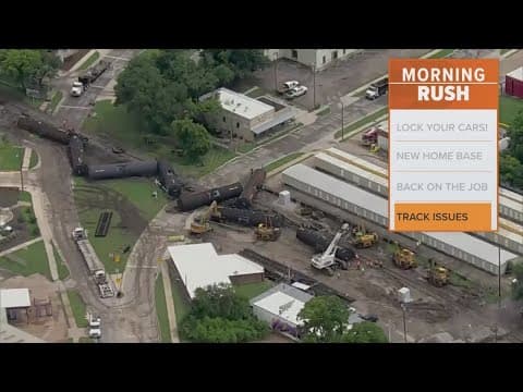 Waxahachie prepares to reopen streets after train derailment
