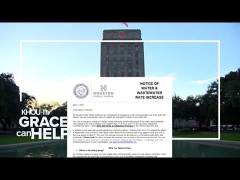 Rate hike coming for Houston water bills while customers wait on mayor's relief plan