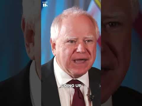 Gov. Tim Walz talks about what he thinks Americans really care about.