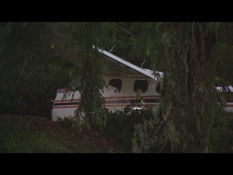 Deadly plane crash narrowly misses homes