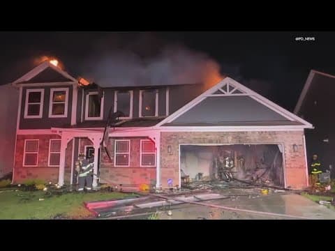 1 displaced after fire destroys southeast Indianapolis home