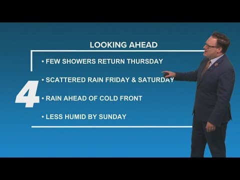New Orleans Weather: Rain returning beginning Thursday
