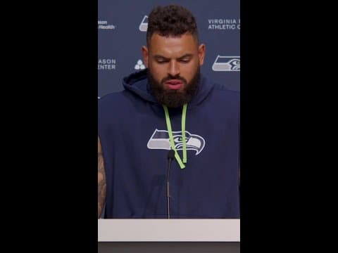 Abe Lucas talks about signing an extension with the Seahawks