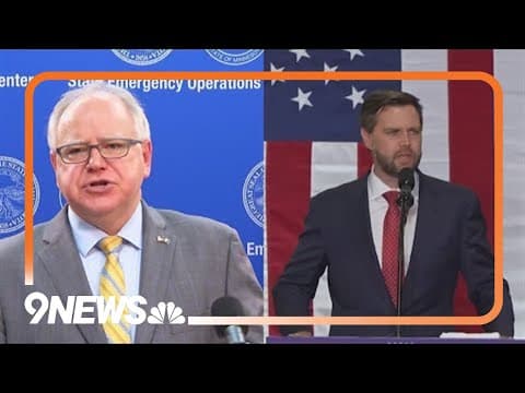 Vance and Walz agree to a vice presidential debate