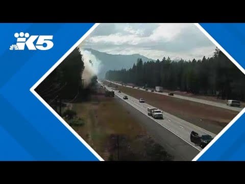 Sparks from flat tire cause wildfires in Kittitas County