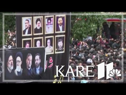 Processions and funerals begin for Iran's president and others killed in chopper crash