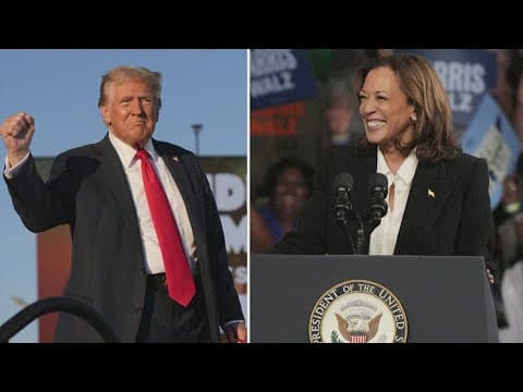 Kamala Harris, Donald Trump make final pitches to voters ahead of Election Day