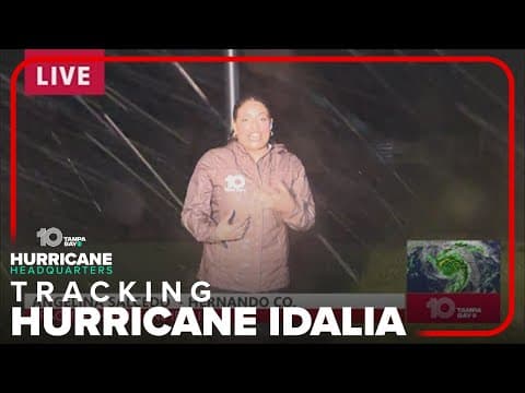 Winds and heavy rains pick up in Hernando County