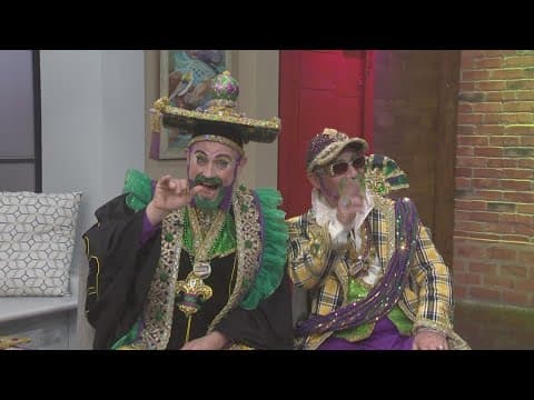 Professor Carl Nivale & The Grand Marshal get you ready for Mardi Gras