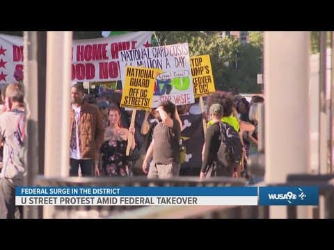 Go-Go march protests Federal surge