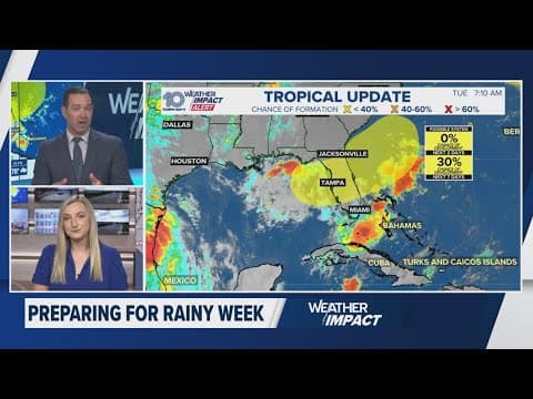 Tampa, Jacksonville to see heavy rain through July 4