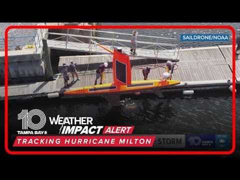 A look at how saildrones help predict the strength of storms