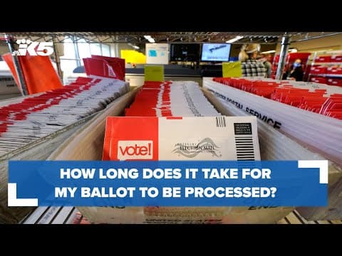 How long does it take for my ballot to be processed?