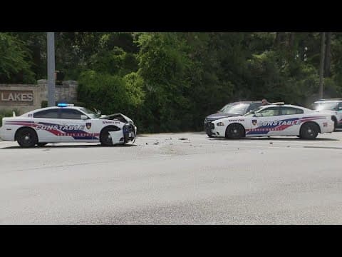 Patrol units crash into each other while responding to call in Klein area