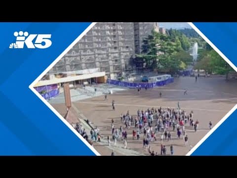 UW students confront man who disrupted lecture with Nazi salute