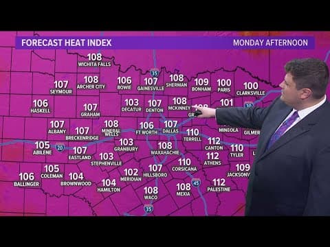 DFW Weather: Heat advisories in effect throughout North Texas, a look at Hurricane Beryl