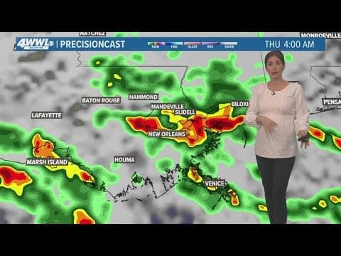 New Orleans Weather: Scattered downpours return starting Wednesday