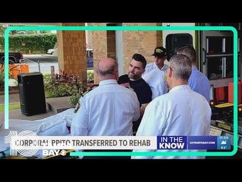 Hillsborough corporal hit in 'ambush' transferred to rehab center