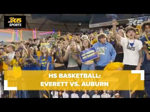 HS State Basketball (Rd of 12):  Everett vs Auburn Girls