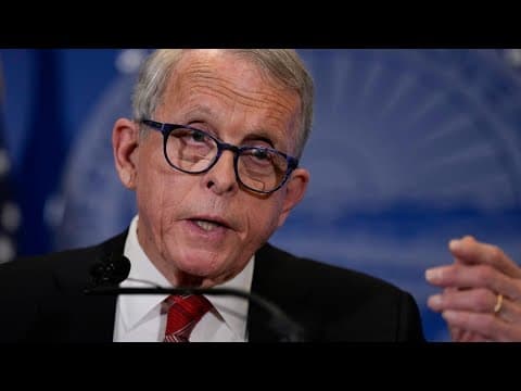 DeWine delivers remarks on issues with getting Biden on state ballot for November election