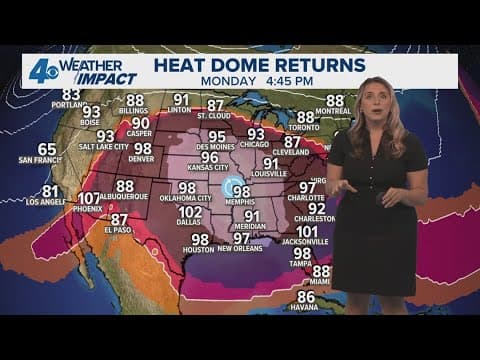 New Orleans Weather: Scattered storms Friday and Saturday, extreme heat early next week