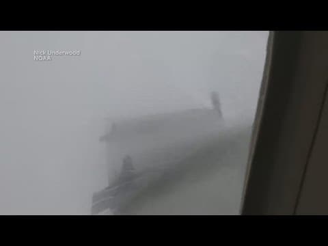 The job of a hurricane hunter