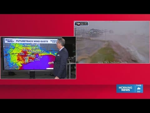 Hurricane Beryl 7 a.m. update: Storm remains hurricane strength after landfall